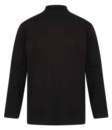 Henbury Long Sleeve Roll Neck Top