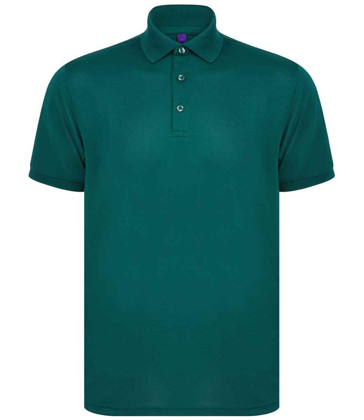 Henbury Recycled Polyester Piqué Polo Shirt