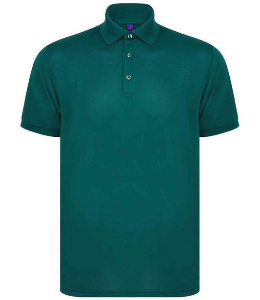 Henbury Recycled Polyester Piqué Polo Shirt