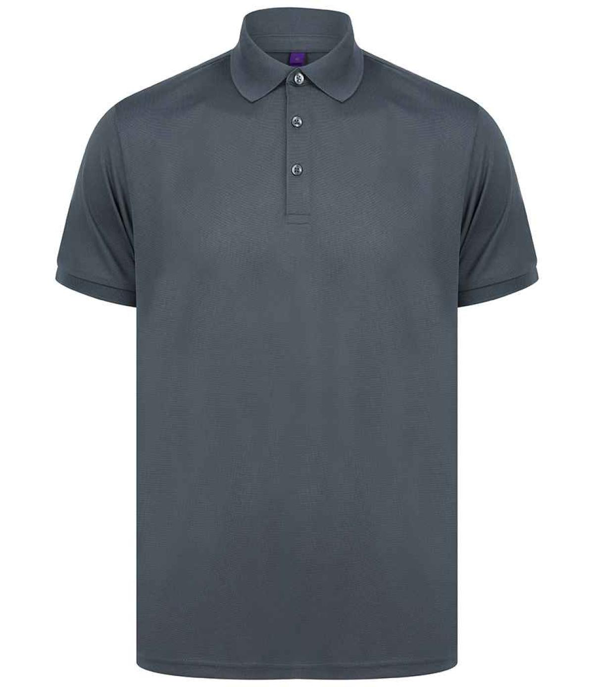 Henbury Recycled Polyester Piqué Polo Shirt