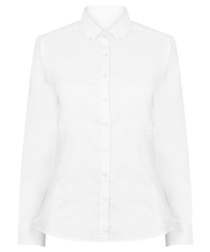 Henbury Women's Modern Long Sleeve Oxford Shirt