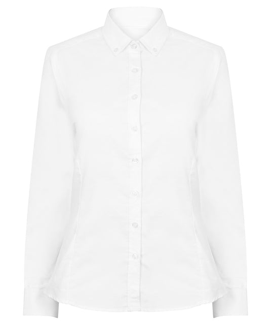 Henbury Women's Modern Long Sleeve Oxford Shirt
