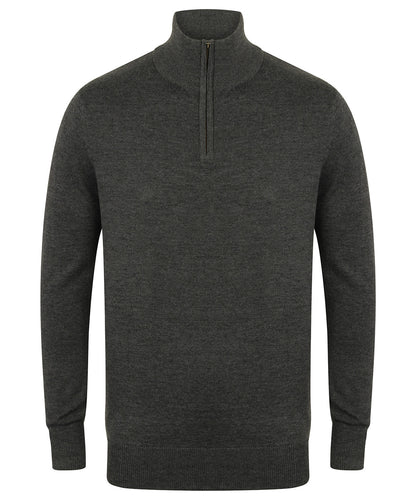 Henbury 1/4 zip Jumper