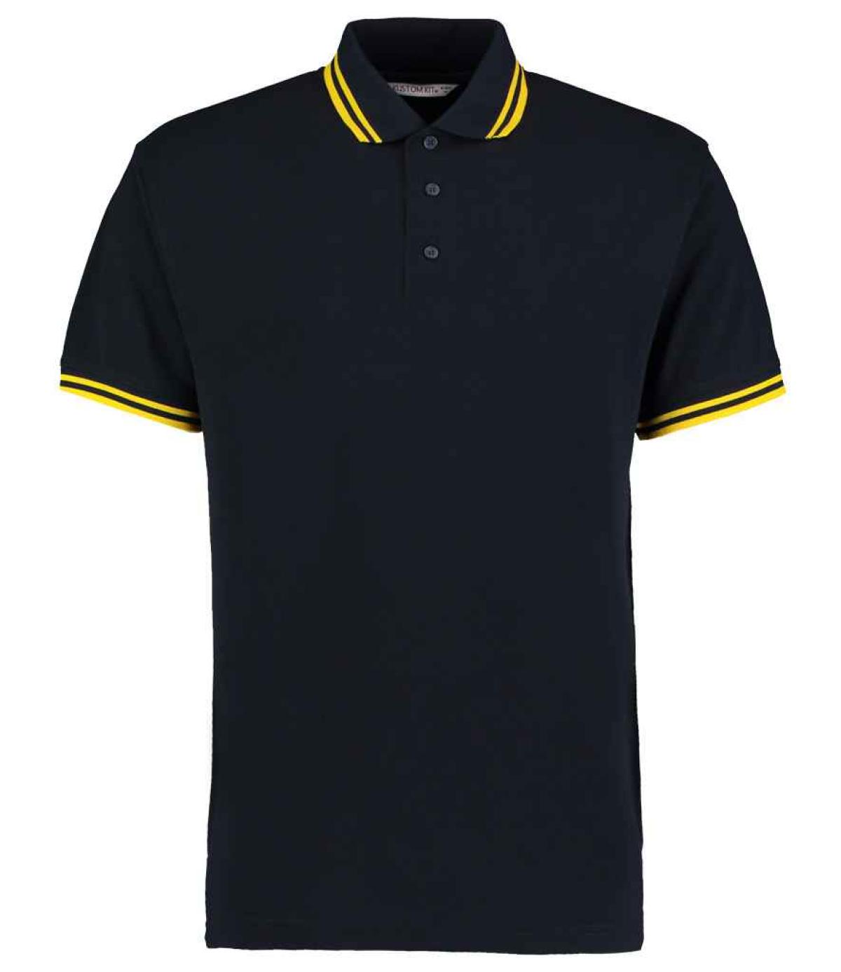 Kustom Kit Contrast Tipped Poly/Cotton Piqué Polo Shirt