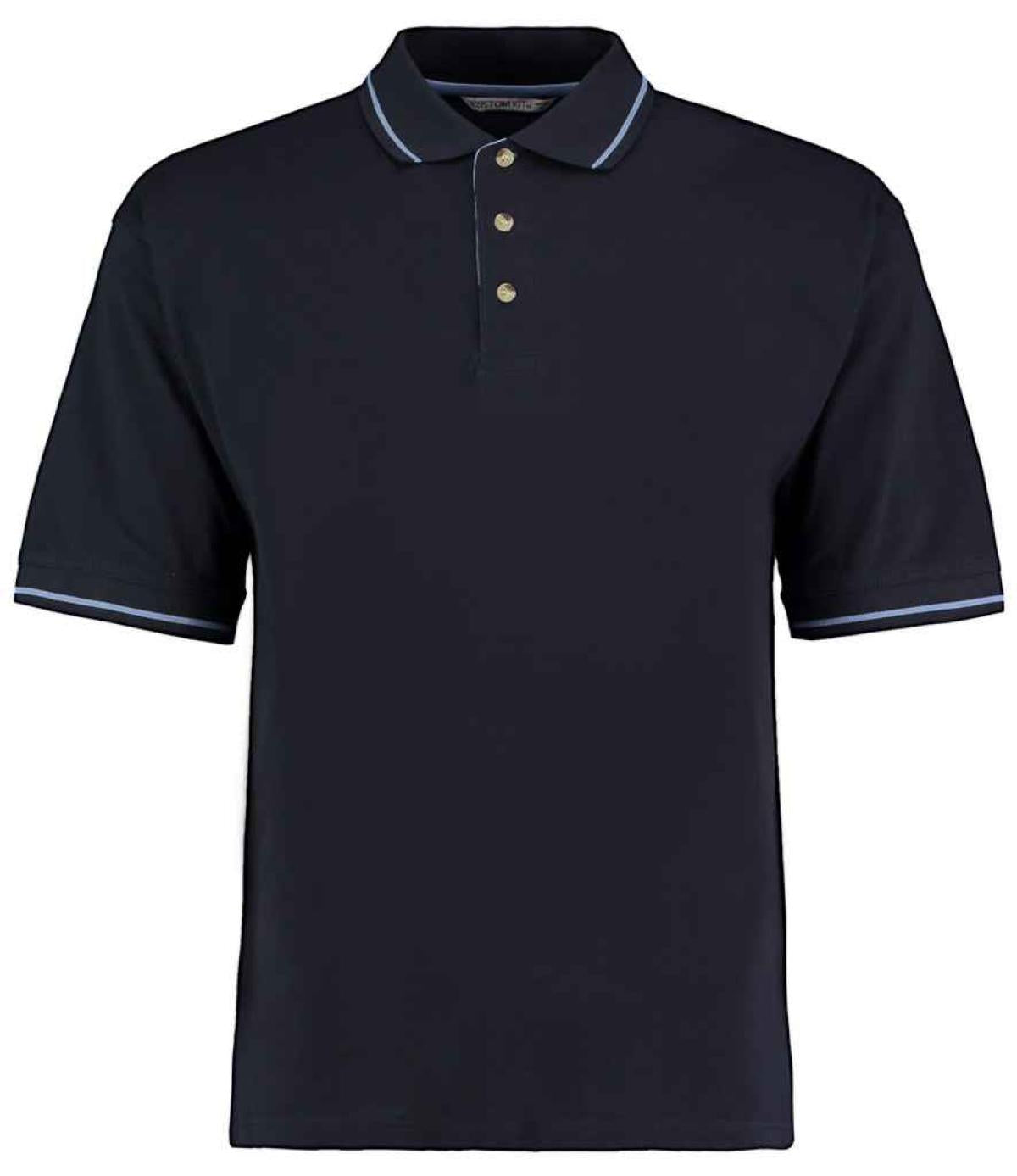 Kustom Kit St Mellion Tipped Cotton Piqué Polo Shirt