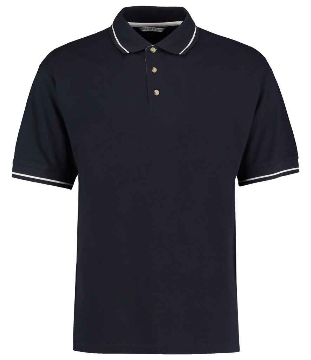 Kustom Kit St Mellion Tipped Cotton Piqué Polo Shirt