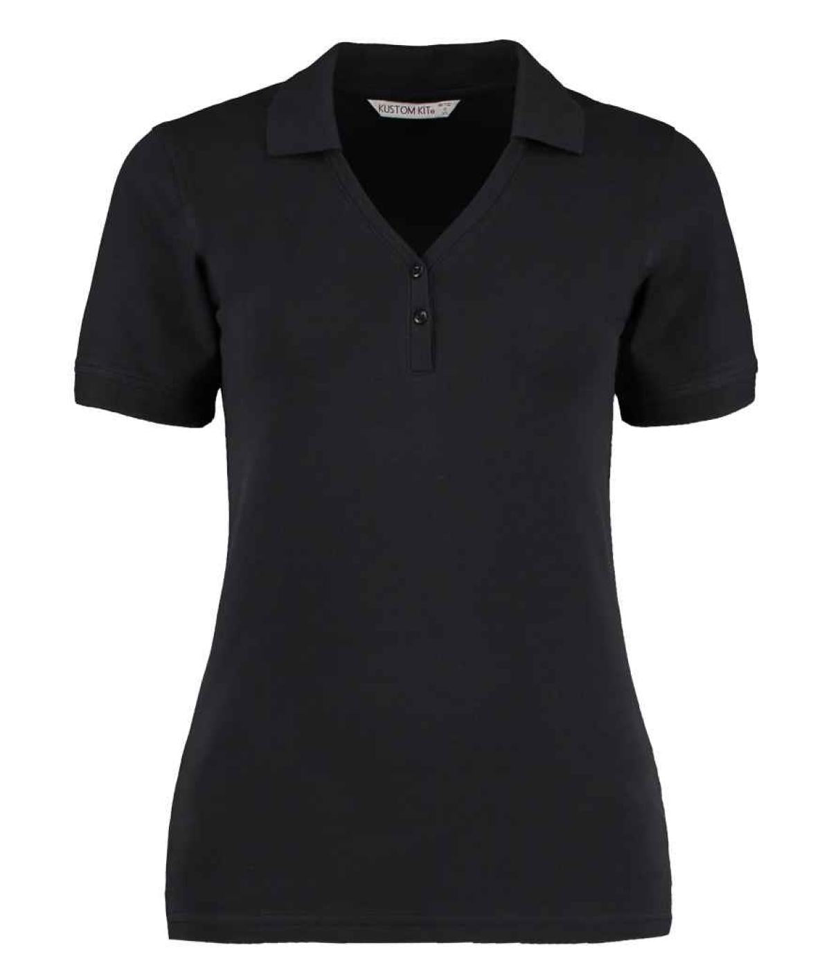 Kustom Kit Sophia Comfortec® V Neck Polo Shirt