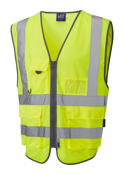 LEO BARNSTAPLE ISO 20471 Cl 2 Superior 3-Part Waistcoat