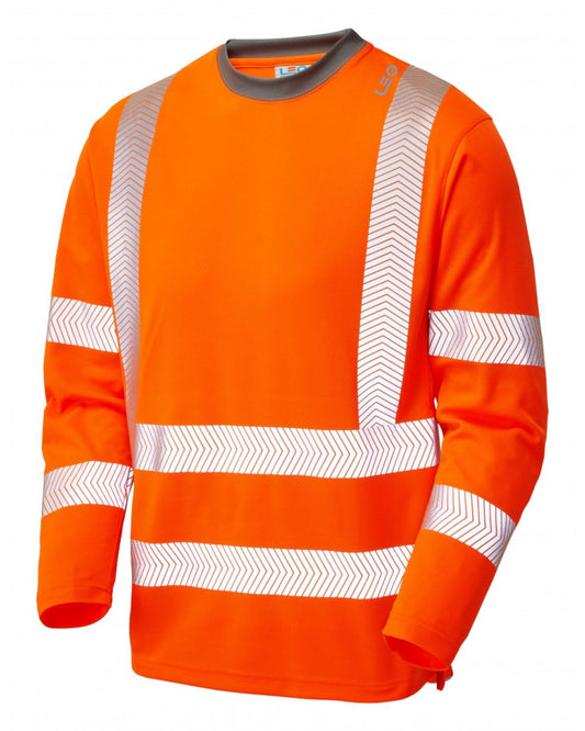 LEO CAPSTONE ISO 20471 Cl 3 Coolviz Plus Sleeved T-Shirt