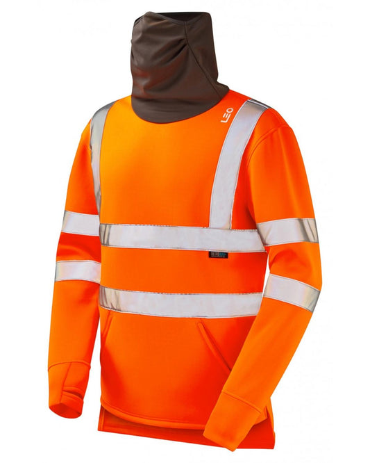 LEO COMBESGATE ISO 20471 Cl 3 EcoViz AL Snood Sweatshirt