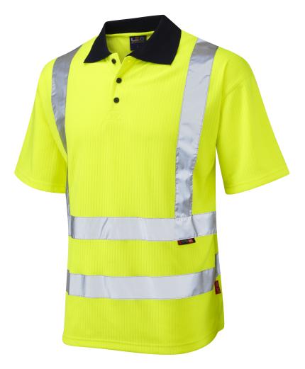 LEO CROYDE ISO 20471 Cl 2 Comfort Polo Shirt