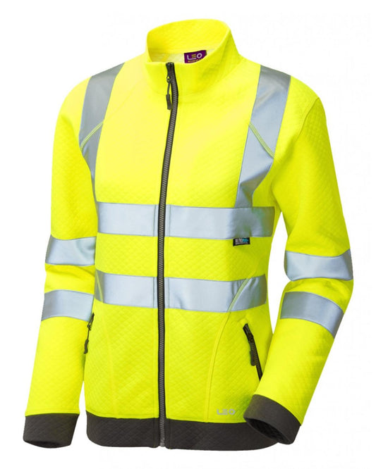 LEO HOLLICOMBE ISO 20471 Class 2 Women's Zipped Sweatshirt