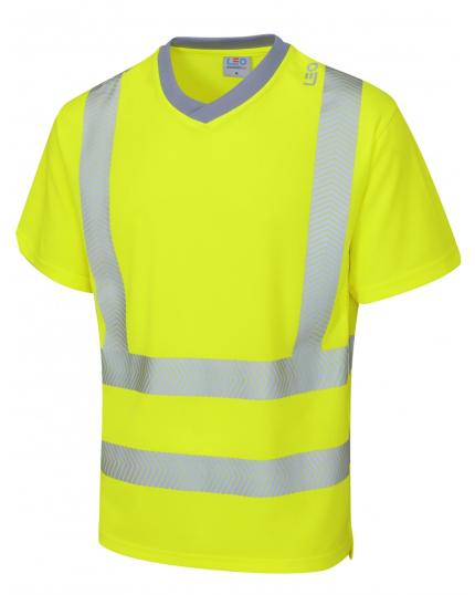 LEO LARKSTONE ISO 20471 Cl 2 Coolviz Plus T-Shirt