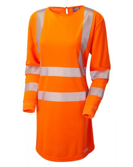 LEO LILLY ISO 20471 Women's Class 3 Coolviz Ultra Modesty Tunic