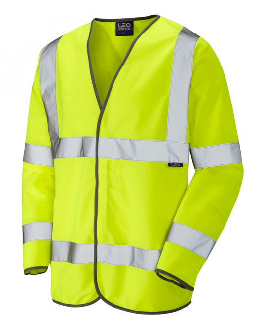 LEO SHIRWELL ISO 20471 Cl 3 Sleeved Waistcoat (PACK 5)
