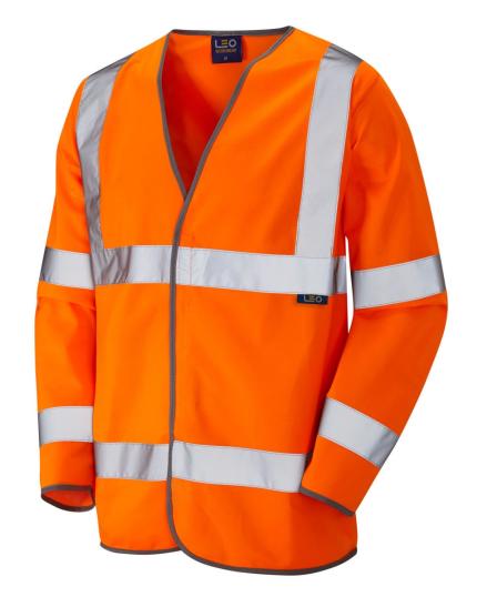 LEO SHIRWELL ISO 20471 Cl 3 Sleeved Waistcoat (PACK 5)