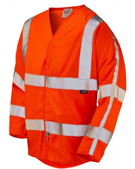 LEO STICKLEPATH ISO 20471 Cl 3 LFS 3/4 Sleeve (EN 14116/EN 1149)