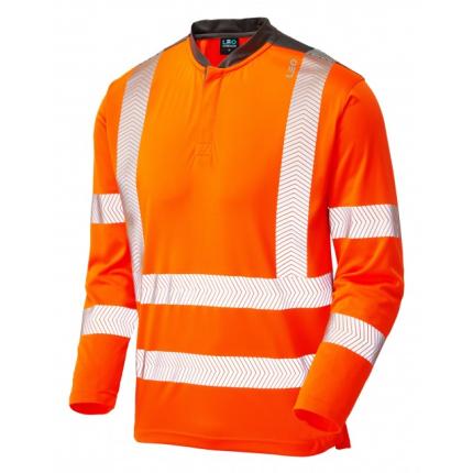 LEO WATERMOUTH ISO 20471 Cl 3 Performance Sleeved T-Shirt