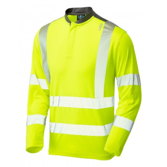 LEO WATERMOUTH ISO 20471 Cl 3 Performance Sleeved T-Shirt