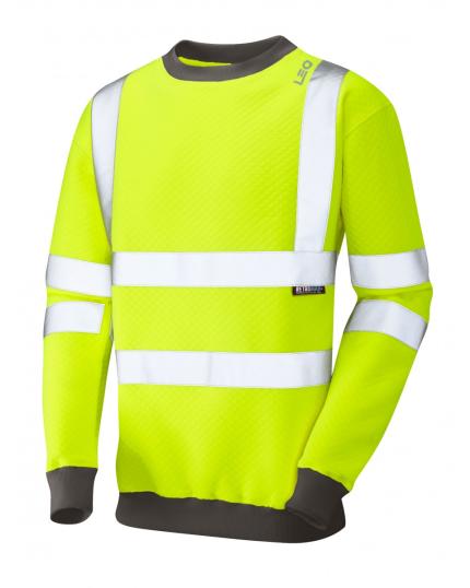 LEO WINKLEIGH ISO 20471 Cl 3 Crew Neck Sweatshirt