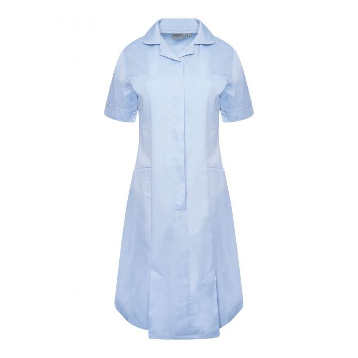Ladies Dress with Round Collar