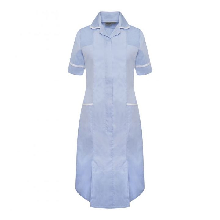 Ladies Dress with Round Collar