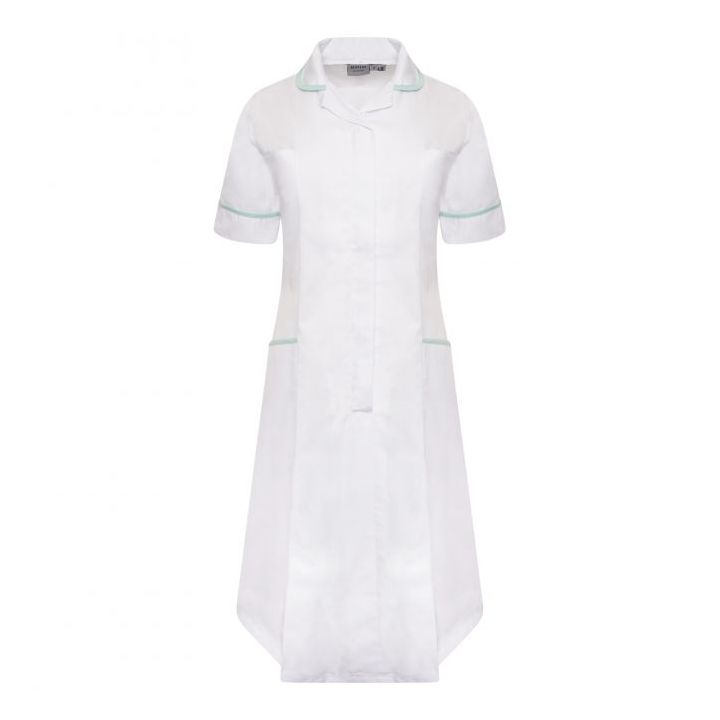 Ladies Dress with Round Collar