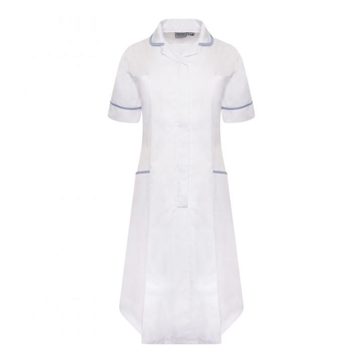 Ladies Dress with Round Collar