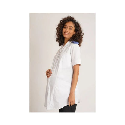 Ladies Materity Tunic with Epaulette Loops