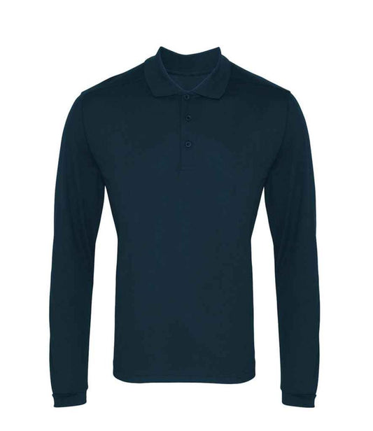 Premier Long Sleeve Coolchecker® Piqué Polo Shirt