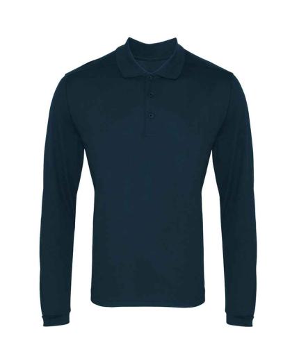 Premier Long Sleeve Coolchecker® Piqué Polo Shirt