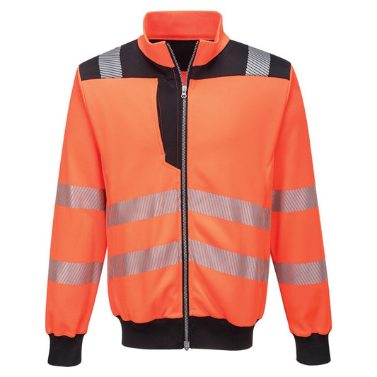 Portwest PW3 Hi-Vis Zip Sweatshirt