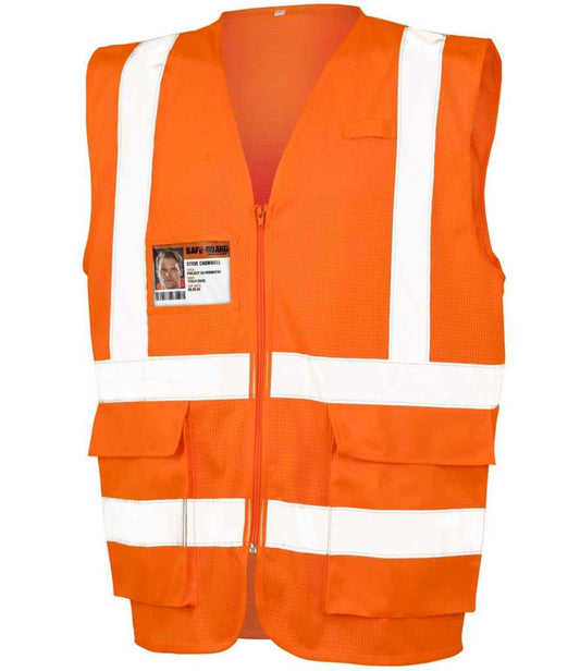 LEO EGGESFORD ISO 20471 Cl 2 Railway Zip Waistcoat