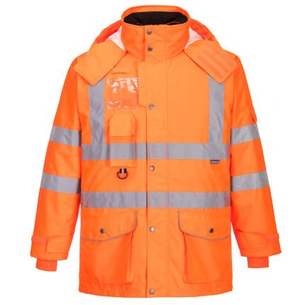 Portwest Hi-Vis Breathable 7-in-1 Traffic Jacket