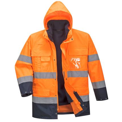 Portwest Hi-Vis 3-in-1 Contrast Lite Jacket