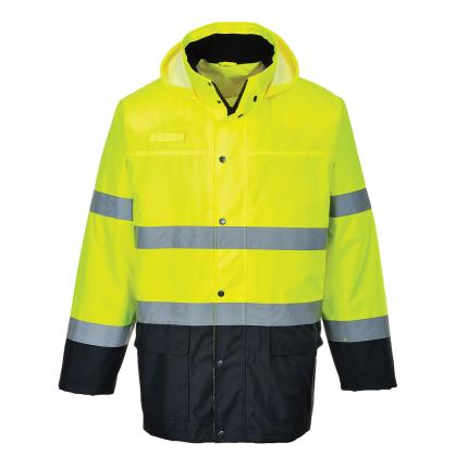 Portwest Hi-Vis Contrast Rain Lite Traffic Jacket