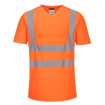 Portwest Hi-Vis Cotton Comfort Mesh Insert T-Shirt S/S