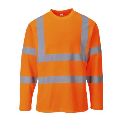 Portwest Hi-Vis Cotton Comfort T-Shirt L/S