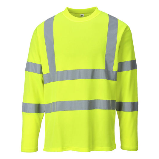 Portwest Hi-Vis Cotton Comfort T-Shirt L/S