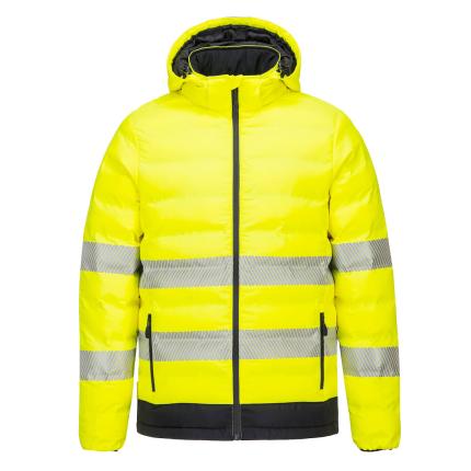 Portwest Hi-Vis Ultrasonic Heated Tunnel Jacket