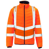 Supertouch Hi Vis Orange Puffer Jacket thumbnail 1