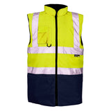 Supertouch Yellow/Navy 2 Tone Bodywarmer thumbnail 1