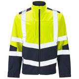 Supertouch Hi Vis 2 Tone Yellow Softshell Jacket thumbnail 1