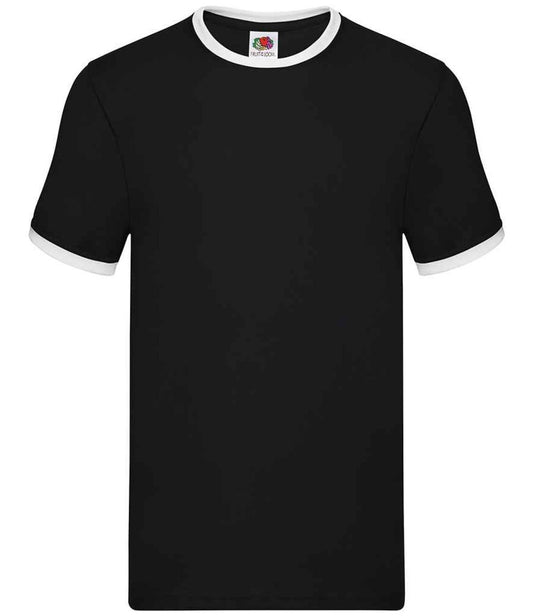 Fruit of the Loom Contrast Ringer T-Shirt