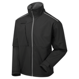 System Eco 3 Layer Black/Grey Softshell Jacket â€“ Men's thumbnail 1
