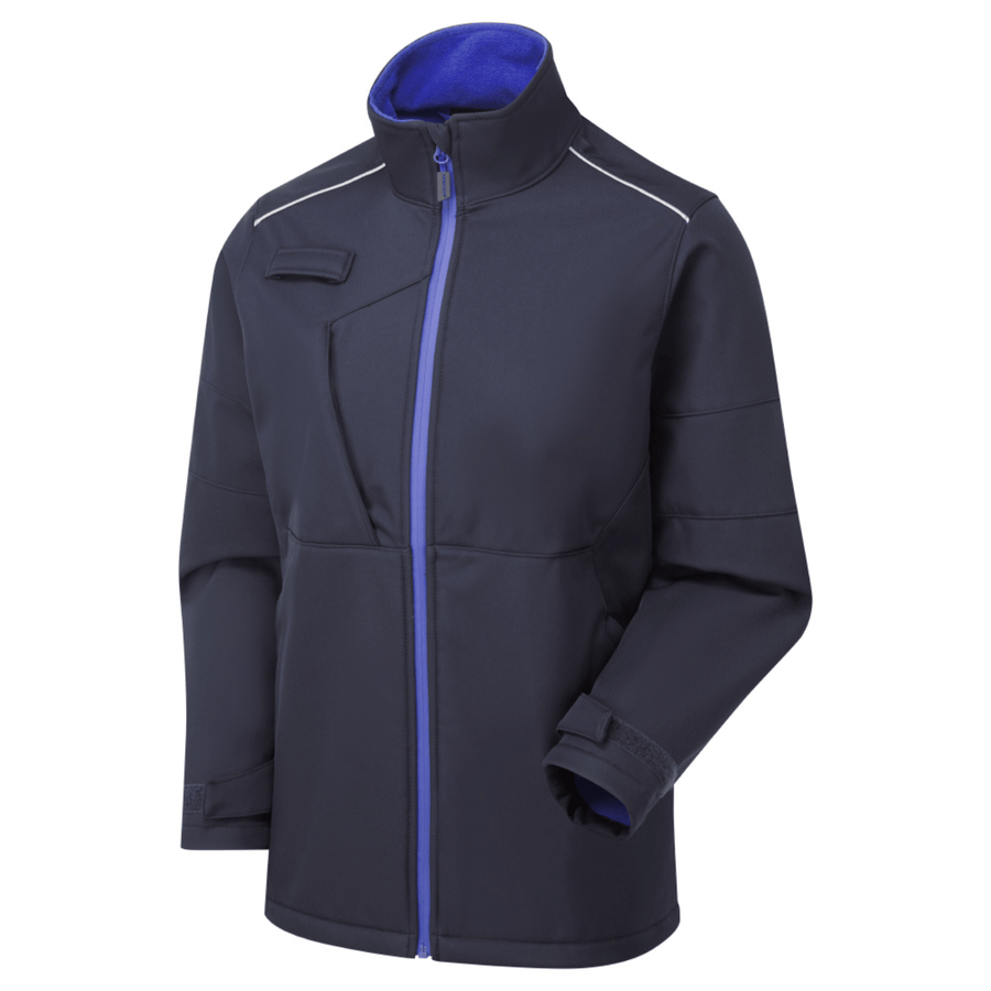 System Eco 3 Layer Navy/Royal Blue Softshell Jacket â€“ Women's