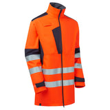 System Hi Vis Eco 3-Layer Orange Softshell Parka thumbnail 1
