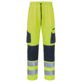 System Hi-Vis Eco Stretch Jogger Yellow Trouser thumbnail 1