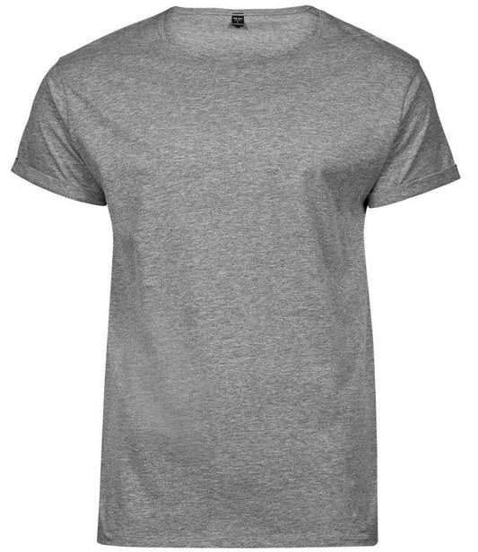 Tee Jays Roll-Up T-Shirt - Heather Grey