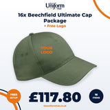16x Beechfield Ultimate Cap Package + Free Logo thumbnail 1